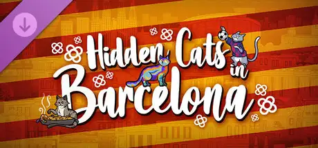 Hidden Cats in Barcelona - Coloring Book and Poster